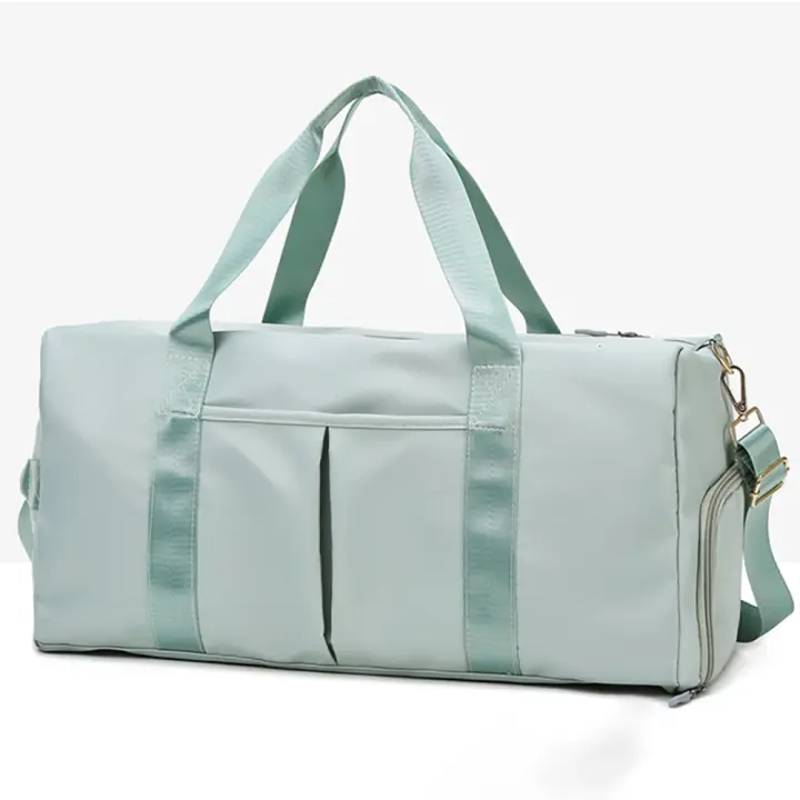 Bolsa de viaje de corta distancia de gran capacidad, impermeable, para deportes húmedos y secos, para yoga, bolso de hombro para fitness - 1