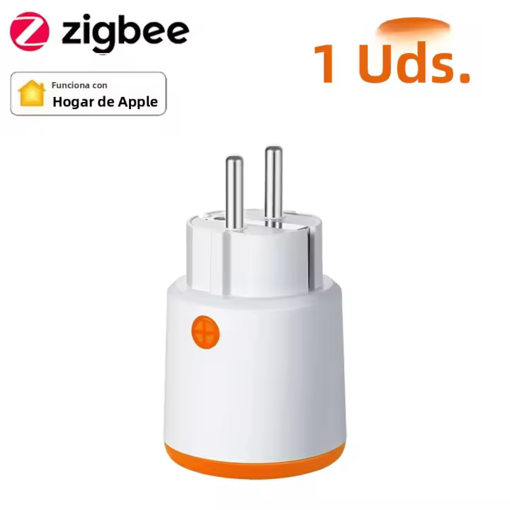 Enchufe Inteligente Zigbee 3.0 16A Compatible Con Homekit Tuya Control Remoto Para Salidas EU 3680W Compatible Con Zigbee2mqtt - 1