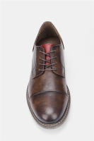 Zapatos Casuales Retro Para Hombre Derbies De Cuero Nueva Moda 2023 #AL6603 Suela De Goma Transpirables Aumento De Altura - details 7