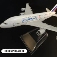 Modelo De Avión De Metal a Escala 1:400 Replicado Air France A380 Miniatura De Aviación Para Decoración De Oficina Y Hogar Regalo Para Adultos - details 2