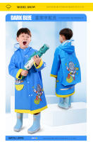Chaqueta Impermeable Para Niños Con Mochila Dinosaurio Y Unicornio PVC Divertida Y Práctica Ropa Para Lluvia De Niños - details 24