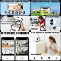 Cámara de Vigilancia WiFi Interior, Visión Nocturna, PTZ, 1080p - Incluye Control de Aplicación - Seguridad en Casa y Oficina - details 1