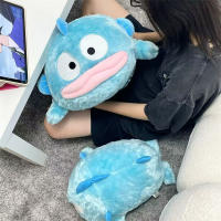 Cojín De Espalda Hangyodon Cómodo Anime Lindo Relleno De Algodón Cubierta De Peluche Decoración Para Sofa Y Cama Regalos Para Cumpleaños - details 8