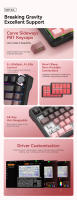 Teclado De Juego X85 ATTACK SHARK Inalámbrico Con Botones De Meta RGB Bluetooth Tri-Modo Mecánico Hot-Swap/Poder Duradero - details 2
