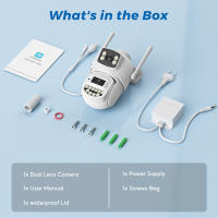 Cámara De Seguridad IP BESDER 8MP PTZ 5G HZ Wifi Exterior Con Seguimiento Automático Pantalla Dual 5K 10MP Zoom Digital 5X Alarma Por Email - details 4