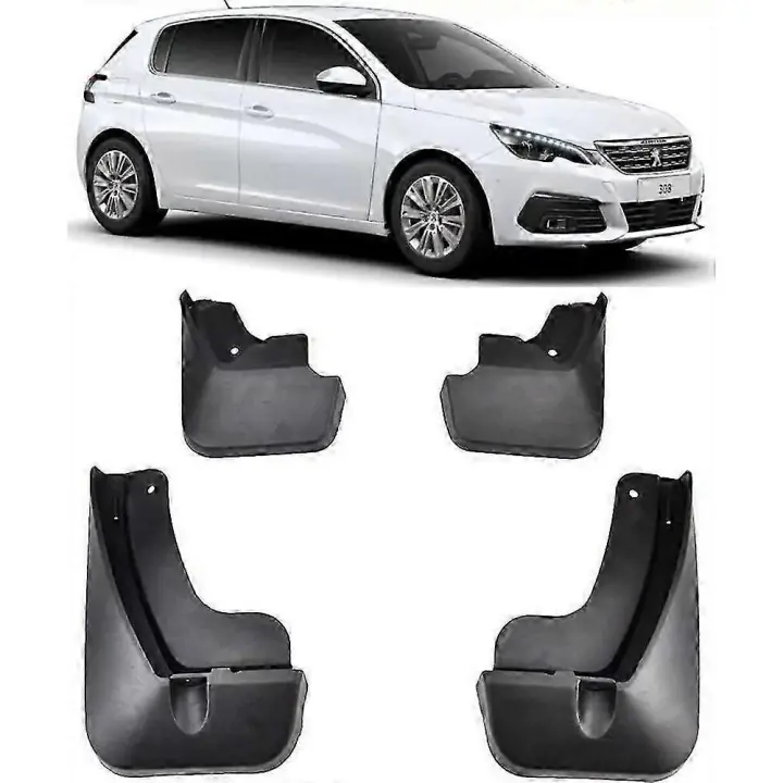 2025 New 4x Mud Flaps For Peugeot 308 Mk2 T9 2014-2021 5dr Hatch Splash Guards Front Rear - 1