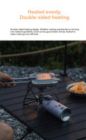 Placa De Hornear Sándwich CAMPINGMOON Antiadherente Doble Cara Para Tostadas Y Pan Sándwich Versátil Clip De Desayuno Para Camping - details 4