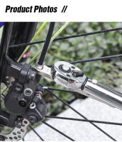 Leycyle Llave De Torsión Para Bicicleta De Carretera Y MTB Herramienta De Reparación De Frenos Y Aceite Con Tubo Abierto 7-8MM - details 7