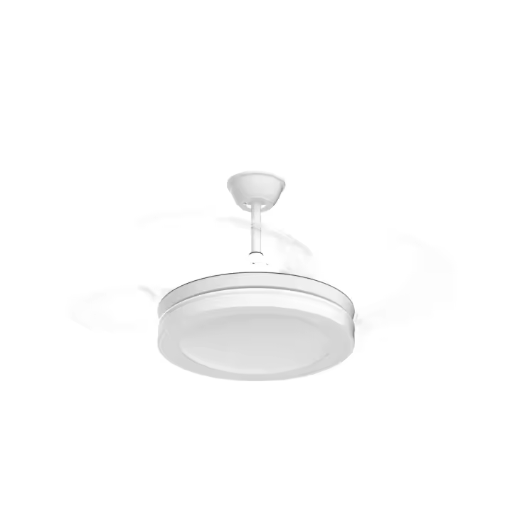Ventilador de techo BEST SELLER motor DC 6 velldades, with SMART APP Tecnología Led 72W CCT 7920 Sistema Lúmenos, Mando a distancia con temporizador, LUZ REGULABLE en color e intensidad, inversor de motor MEMORIA Verano/invierno ultra Silencioso. - 1