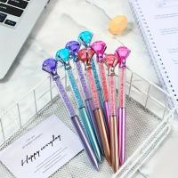 Lápices De Punto De Cristal 12 Piezas Tinta Negra Únicos Para Oficina Regalos Para Novia Y Colaboradores Suministros De Escritura Decorativos - details 0