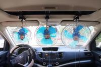LILI HOME Ventilador de Coche 12v con Pinza 8” (20.32 cm) y  6” (15.24 cm) Enchufe para mechero de coche con cable de 1,2 metros. 🎨 Colores surtidos Equipado con una pinza robusta para fijarlo de manera segura en diferentes superficies, como los bor - details 0
