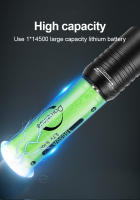 Linterna Profunda 8000LM Super Potente IPX8 Profesional Para Natación Y Pesca Luz LED Ajustable Impermeable 18650 Linterna Submarina - details 8
