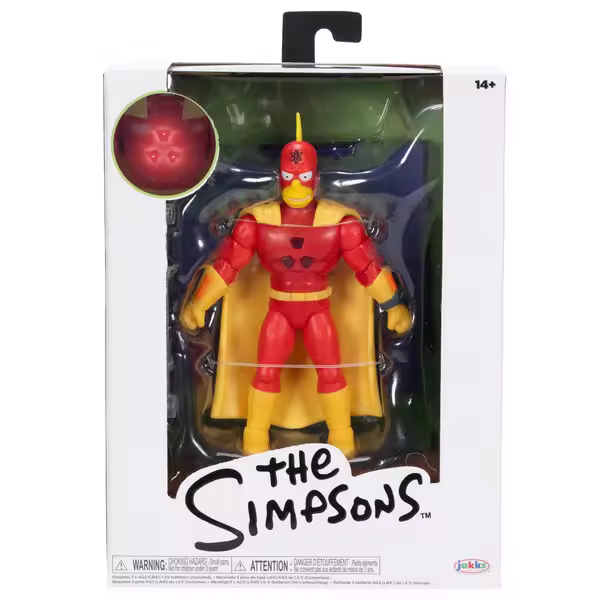 Figura Radioactive Man Los Simpsons 13cm. Figura coleccionable con acabados detallados. Perfecta para fans y coleccionistas de ediciones especiales. - 1