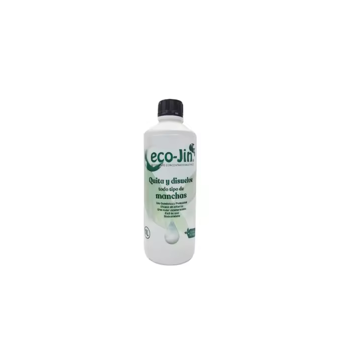 ECO-JIN NEUTRO ORIGINAL 1L SIN DIFUSOR. Aroma de Laboncler color Neutro. Quita y disuelve todo tipo de manchas. Gran Poder Desengrasante y Biodegradable. Para suelos, espejos, cristales, aseo, cocina, muebles, lavadoras y todo tipo superficies de la casa. - 1