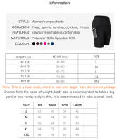 Shorts De Yoga Para Mujer Verano 2023 Cintura Alta Compresión Secado Rápido Running Fitness Con Diseño De Bolsillos - details 0