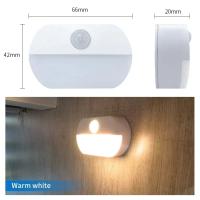 Lámpara Nocturna LED Para Interior Con Sensor De Movimiento Luz De Noche Almacenable En Batería Para Pasillo Escalera Baño Armario Dormitorio - details 12