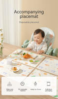 TEN-MJOURNEY Placemat Desechable Y Impermeable Para Bebés/Niños Essentials De Viaje Portátil Para Mesa De Comedor - details 0