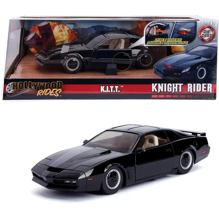 Coche de metal Fantástico Kitt  Con Luz Escala 1:24 30X15X11 Cm (Smoby 253255000) - 1