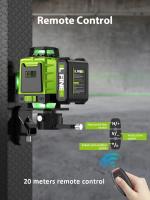 Nivel Láser 3D/4D LFINE Con Control Remoto 8/12/16 Líneas Horizontales E Verticales Auto-niveladas 8 Líneas 360° - details 5