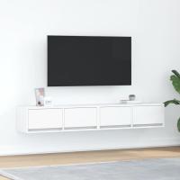 vidaXL Muebles de TV 2 uds 80x31x25,5 cm Madera de ingeniería en color Blanco/Madera antigua/Roble Sonoma y más | almacenamiento funcional diseño moderno para baño dormitorio sala - details 0