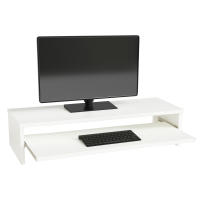 Soporte Monitor Elevador Pantalla de Madera FSC® con Bandeja Extraíble 42-62-82 x 32 x 18 cm. Soporta 50 Kg. Henor - details 5