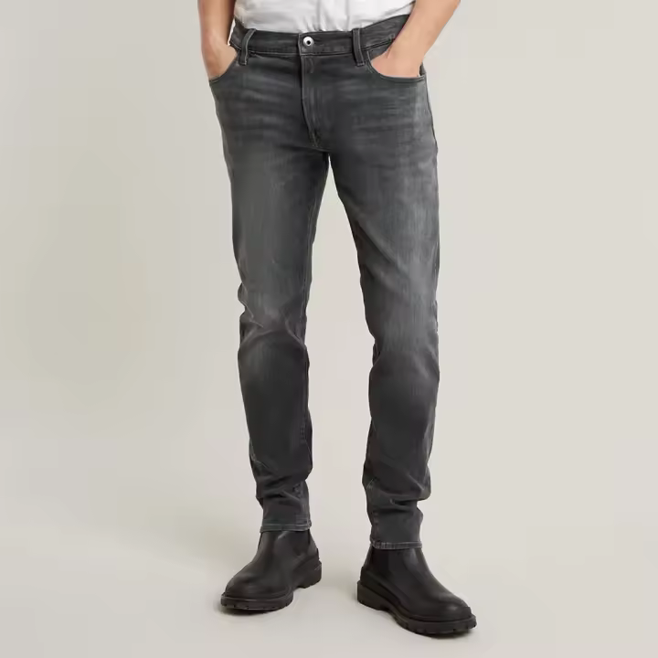 Ropa hombre Pantalones G-star Vaqueros 3301 Slim Fit Gris - 1