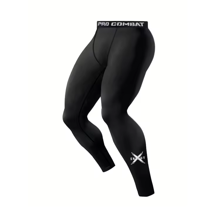 Leggings De Compresión Para Hombre Capa Básica Deportiva Para Correr Ejercicio Baloncesto Gimnasio Pantalones Tácticos - 1