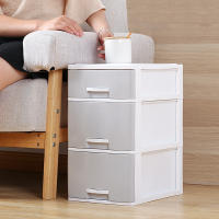 Caja de almacenamiento de escritorio de oficina, Gabinete de almacenamiento type pequeño de plástico simple, Caja de almacenamiento variado para Archivos de estudiantes en el escretorio, Gris - details 1