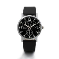 Reloj De Cuarzo Para Hombre Con Vidrio Azul Y Correa De Cuero Reloj Casual Y Moda Diametro De La Fuente 38mm Material De La Caja De Aluminio - details 12
