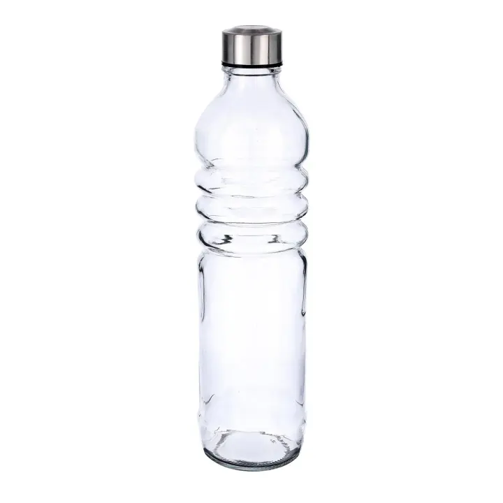 Botella de Mesa Quid Fresh de Vidrio con Tapón 1,25L Transparente Mate - 1