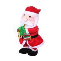 Muñeca De Peluche 32cm Tema Navidad Cantando Divertida Bajo Eléctrico Saxofón Dancer Santa Reindeer Decoración Creativa De Navidad - details 2