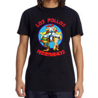 Camiseta De Verano Para Hombre Con Estampado Breaking Bad LOS POLLOS Algodón 100% Camiseta Casual Divertida De Manga Corta Cuidado Facil - details 1