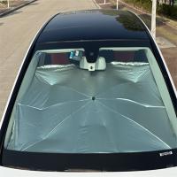 Parasol De Sol Para Coche Pantalla De Ventilación Frontal Reclinable a Prueba De Calor Protección Solar Para Parabrisas - details 5