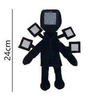 Muñeco De Peluche Skibidi Toilet Clockman Titan TV Man Speakerman Juguete De Horror Para Niños Regalos De Cumpleaños Y Navidad Material De Algodón PP Relleno - details 87