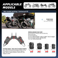 Base De Montaje Para Bolsa De Sillín De Motocicleta Universal Bolsa De Asiento Trasero/Bolsa De Tanque De Combustible Material De Tela De 500D Negro - details 5