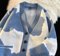 Suéter De Manga Larga Para Mujer Y Hombre Con Cuello En V Botones Abiertos Suave Y Cálido Chaqueta De Lana Tejida Casual Para Otoño E Invierno - details 9