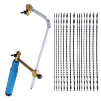 Cepillo De Sierra Ajustable U Tipo Herramienta De Corte Para Joyería Con Marco De Sierra 16 Hojas De Sierra De Madera Herramienta De Mano - details 4