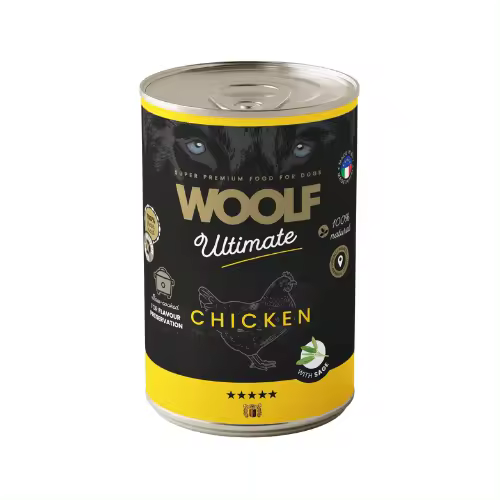 Latas de Comida Húmeda de Pollo para Perro 400gr - Alimento Premium para tu Mascota. - 1