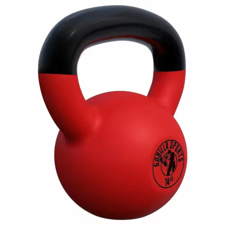Kettlebell de Hierro Fundido con Revestimiento de Goma 2 - 32 kg - 1