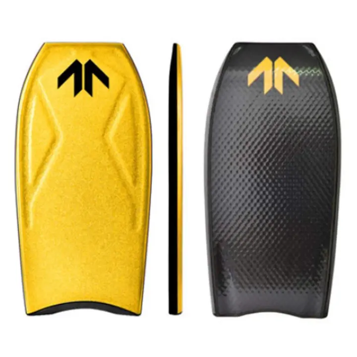 Bodyboard Deck Found Boards s MR Super LTD PX Yellow Black 41 - 1