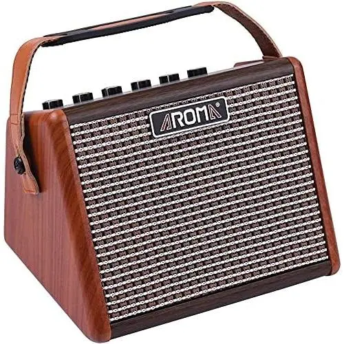 Aroma AG-15A Amplificador Portatil para Guitarra Acústica con correa y gran calidad - 1