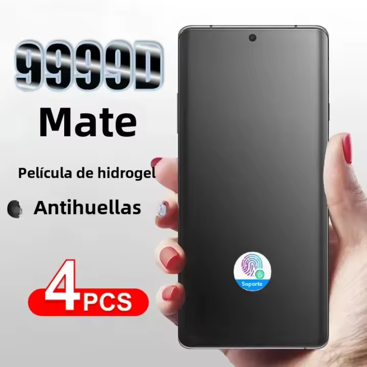 Protector De Pantalla Hydrogel Mate Para Samsung Galaxy S24 S23 S22 S21 Note 20 Ultra S20 FE A13 4G A33 A73 A53 5G Pack De 4 - 1