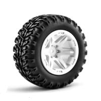 Pneumático De Goma Para Coche De Juguete 105mm Diametro Con Hexágono De 12mm Para MJX Hyper Go H16 16207 16208 16209 16210 - details 2