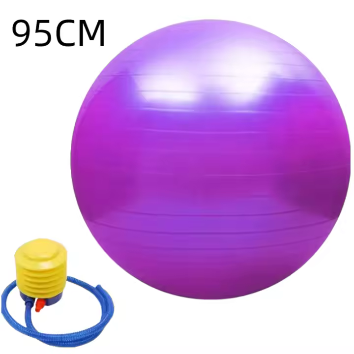 Bola De Yoga Y Pilates Grande Y Suave De 45CM-95CM Para Ejercicio Y Fitness En El Gimnasio Y Casa Resistentes a Explosiones Material PVC - 1