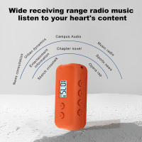 Mini Radio Portátil FM Con Pantalla LCD Receptor De Radio De Mano Para Deportes Al Aire Libre 50-108MHz Sin Baterías - details 6