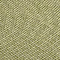 vidaXL Alfombra de Exterior de Tejido Plano Verde 140x200 cm Jardín Patio - details 4