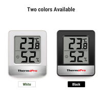 Estación Meteorológica ThermoPro TP49 Mini Termómetro Y Higrómetro Digital Para Interior Monitor De Humedad Y Temperatura En Blanco Y Negro - details 4
