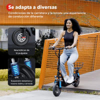 Patinetes Electricos Adultos iScooter i12 500W 12" 36V 7.5Ah Batería Máxima Alcance 35 Km Potente para Adultos - details 7
