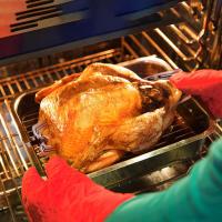 Soporte De Rotisserie Para Barbacoa Y Horno Air Fryer Con Palas Metálicas Resistentes Al Calor Para Peces Pollos Y Carne - details 6