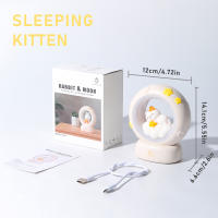 Lámpara De Lectura LED Con Diseño De Panda Gato Y Conejo Recargable USB Luz Nocturna Para Decoración De Habitaciones Regalo Para Niños Y Bebés Para Dormir - details 8